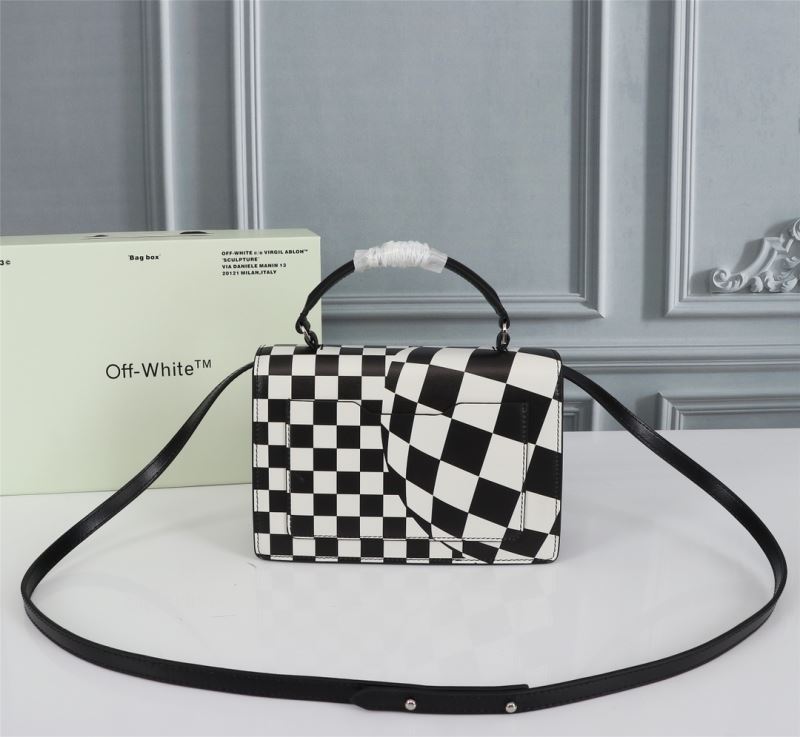 Off White Top Handle Bags